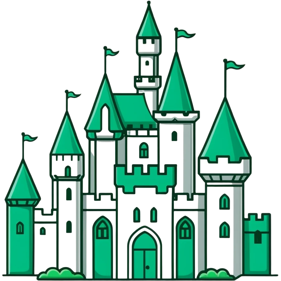 Emerald castle  emoji