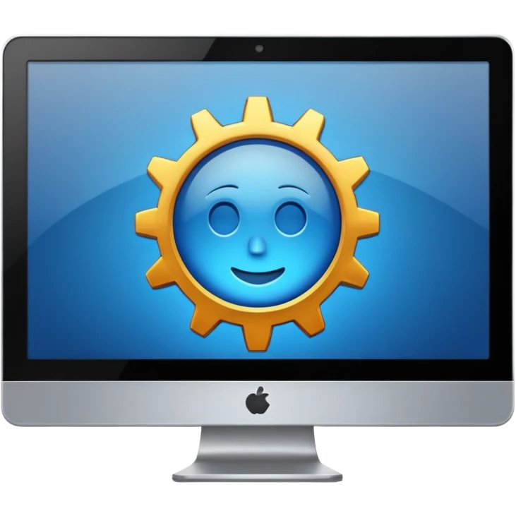 software development gear icon in computer emoji