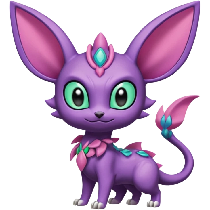Meloetta-Skitty-Espeon-Spyro-Toothless-Stitch-Pokémon-Fakémon-creature-hybrid emoji