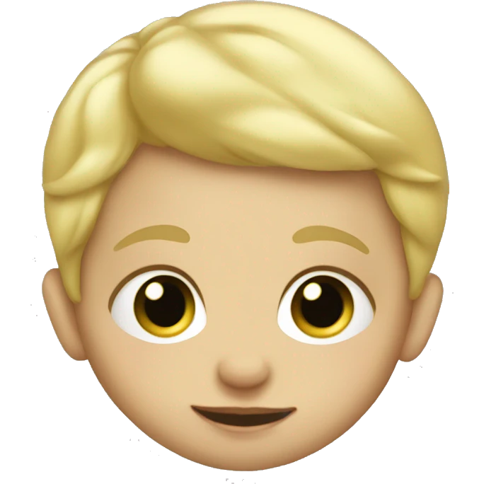Blonde Baby Boy  emoji