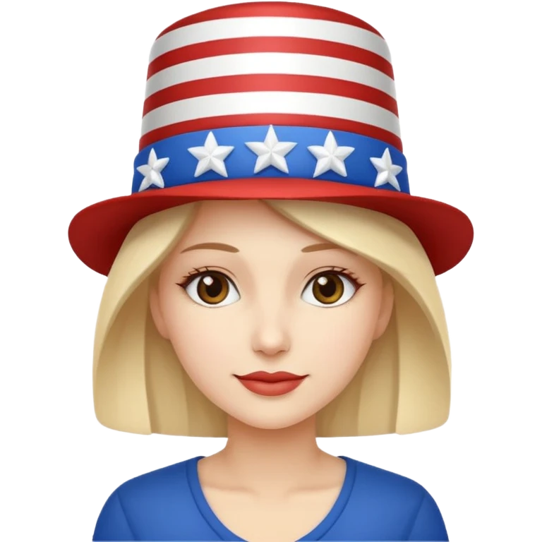 4th of july woman emoji