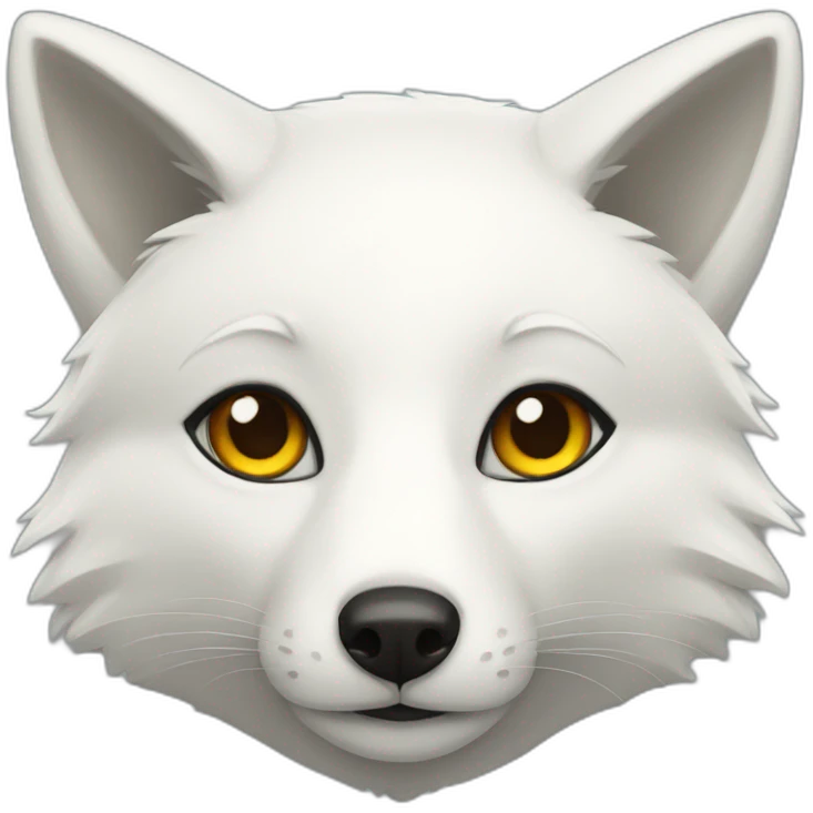 White fox emoji