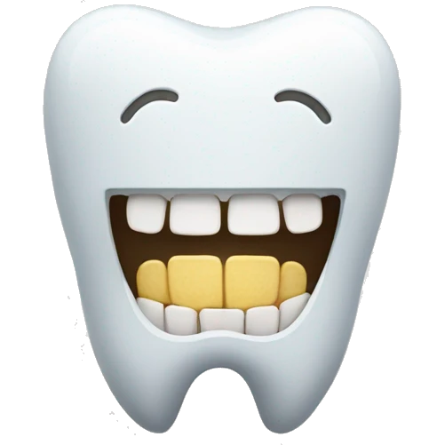 Teeth with braces emoji