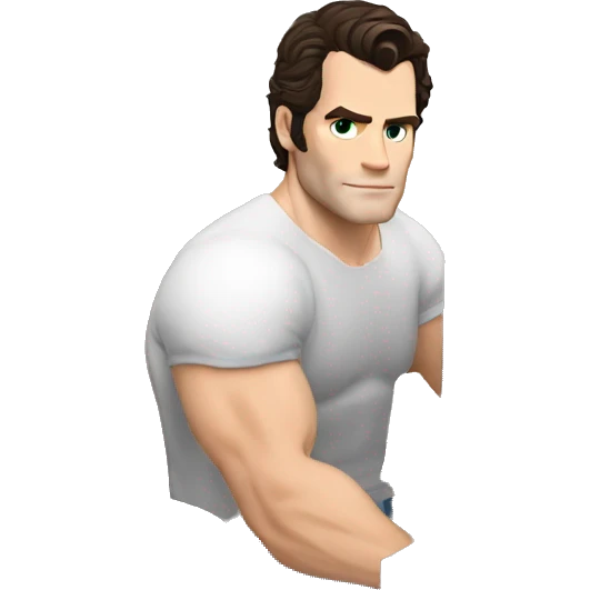 Henry Cavill building his gamer pc emoji