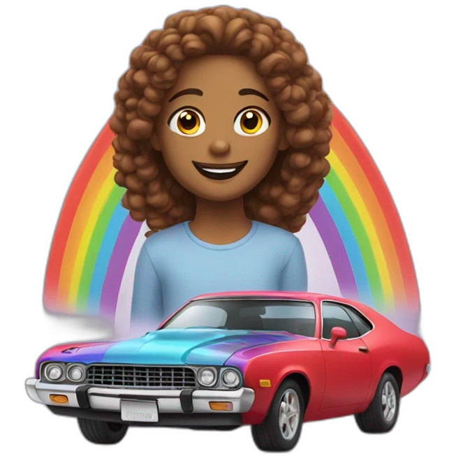 🌈 🚗 emoji