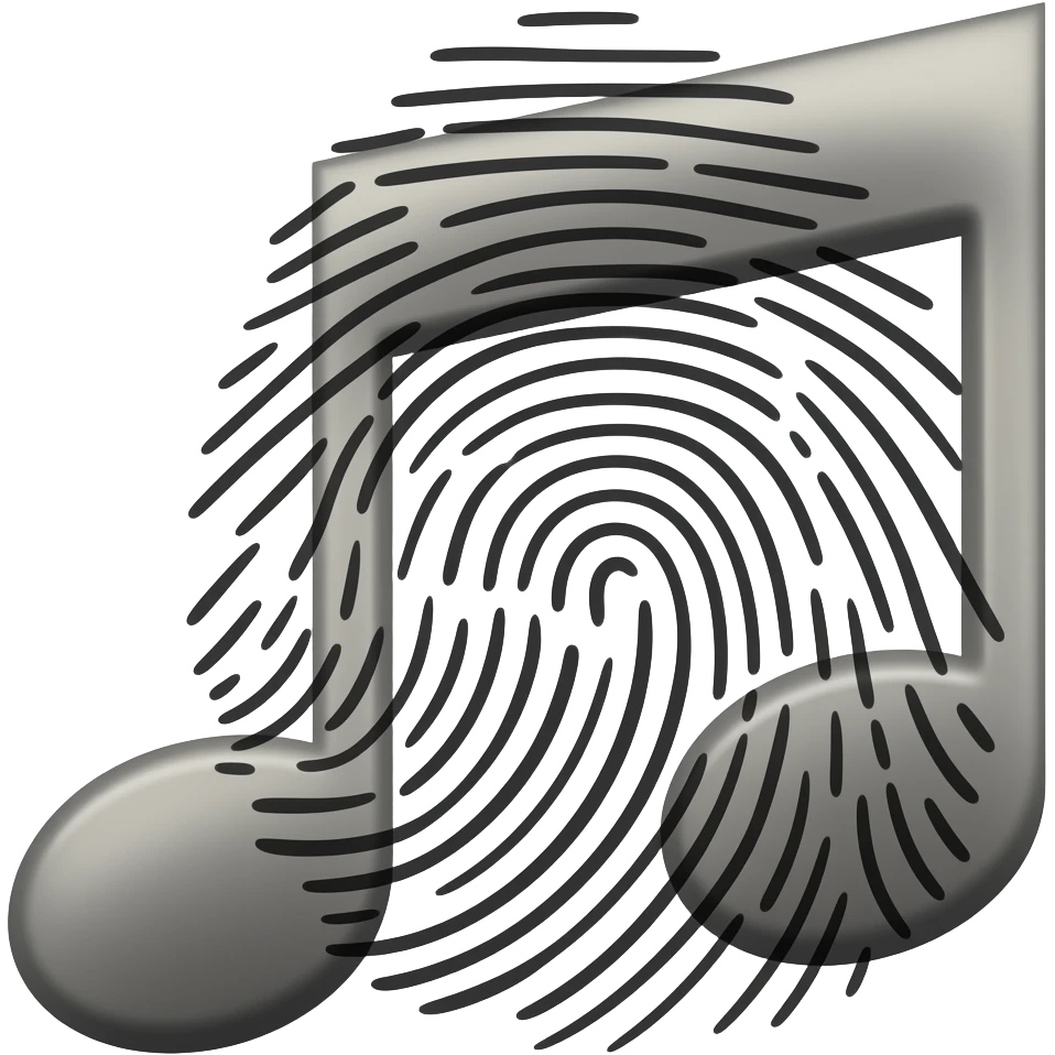 fingerprint music emoji