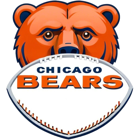 nfl bears logo emoji
