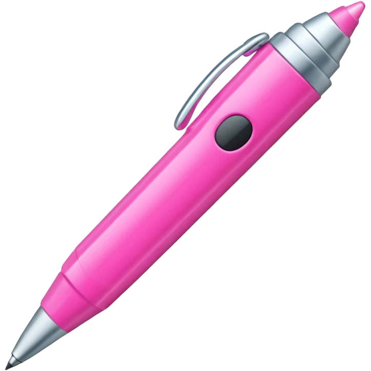 chunky pink pen emoji