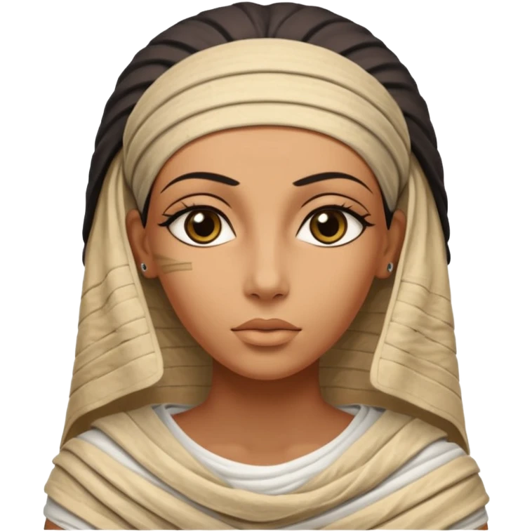 Woman hot ancient Egyptian mummy emoji