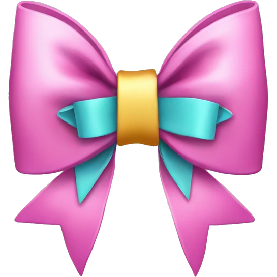 Coquette bow emoji