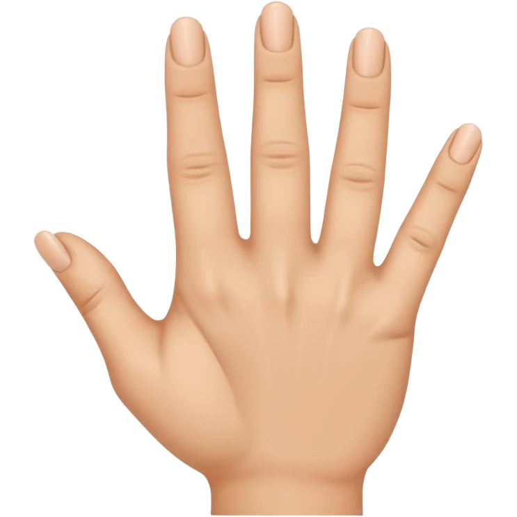 Create the middle finger and the ring finger together in something doing something  emoji