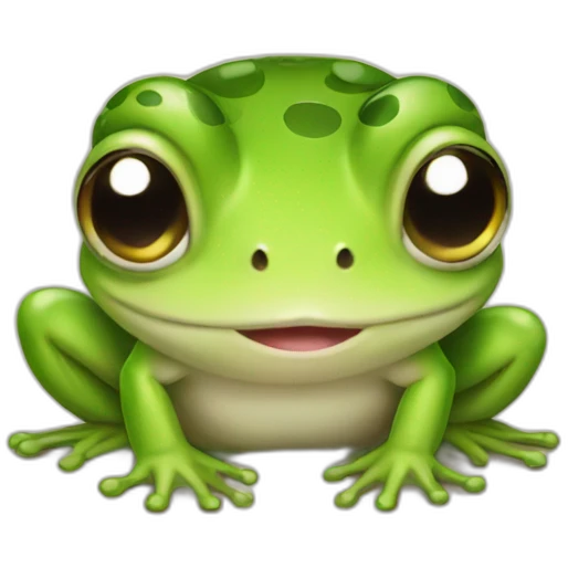 cute baby frog emoji