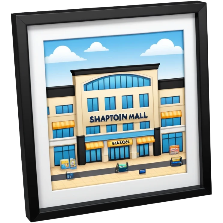 shopping mall emoji