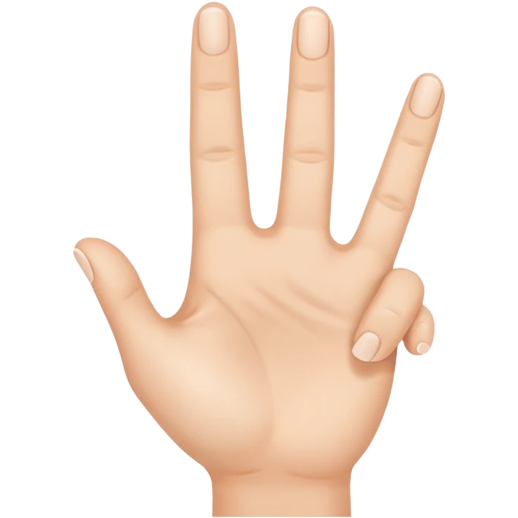 Three-finger salute emoji