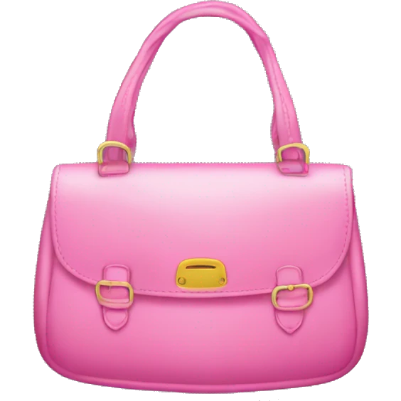 A 2000s pink handbag emoji