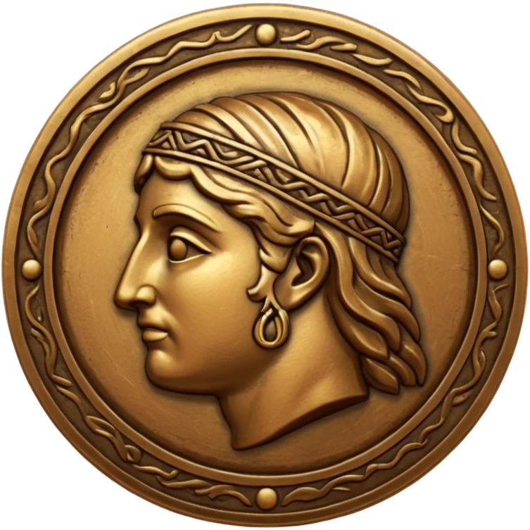Ancient coin emoji