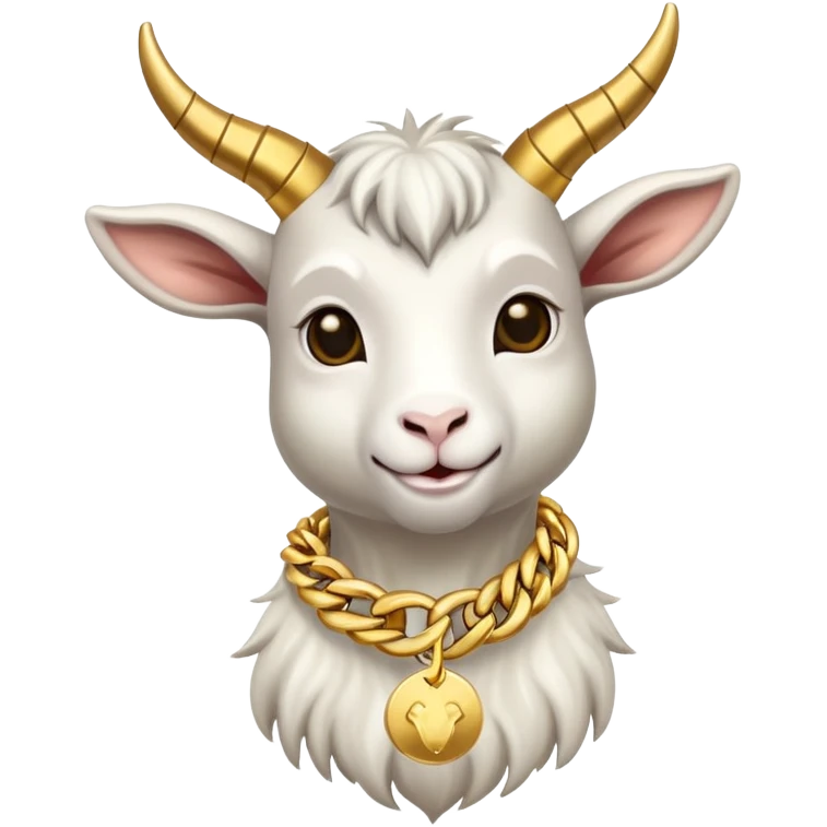 A goat that is rapper emoji