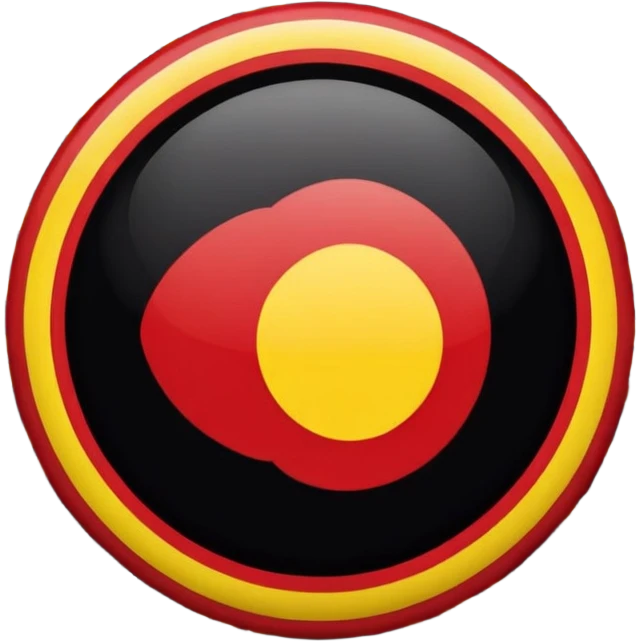 Australian aboriginal flag emoji