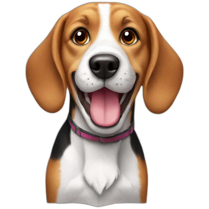 beagle-happy emoji