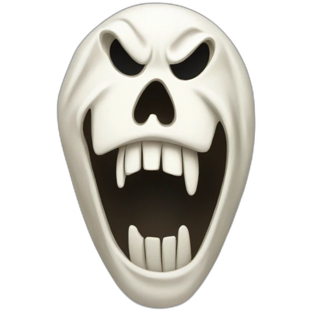 ghostface scream emoji