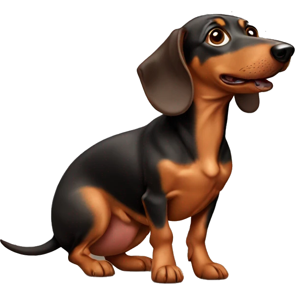 Weiner dog emoji