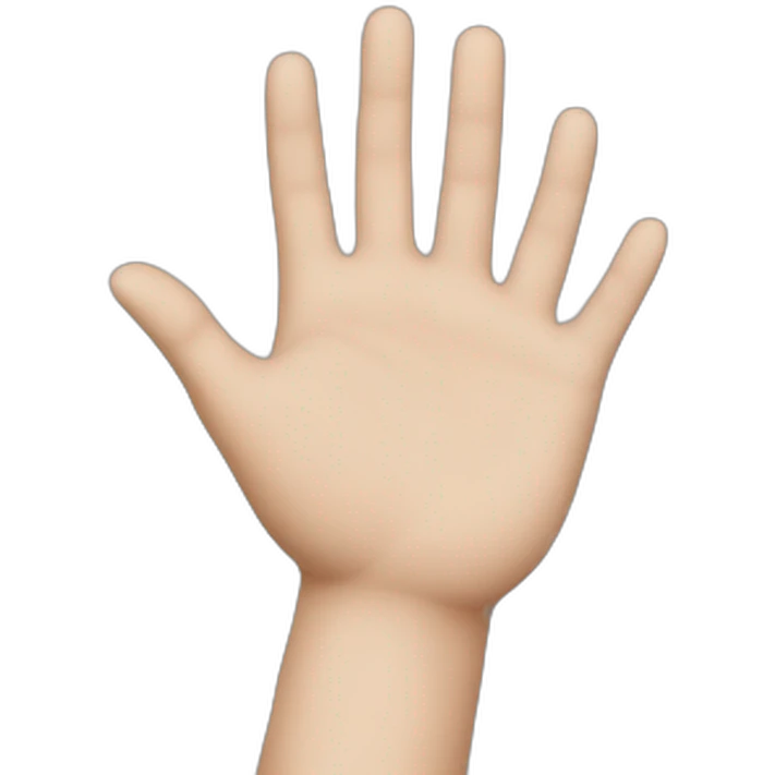 Hand emoji