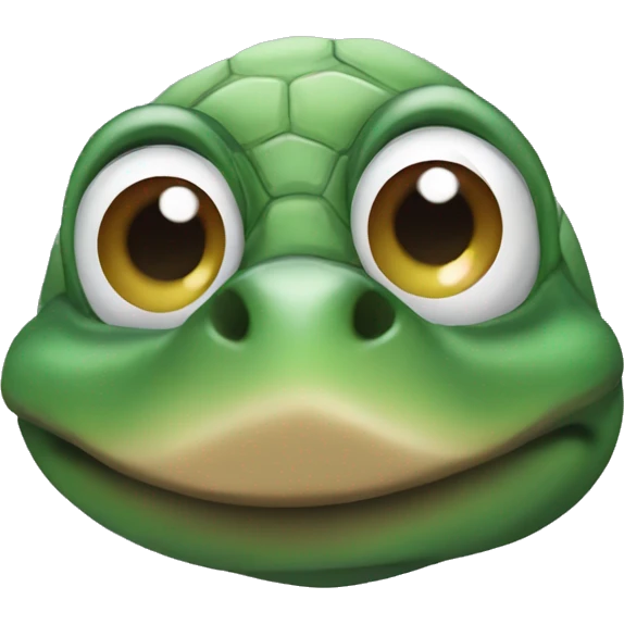 turtle head in penguin body  emoji