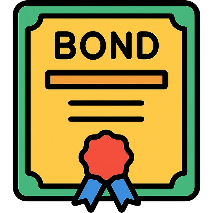 simple financial bond icon emoji