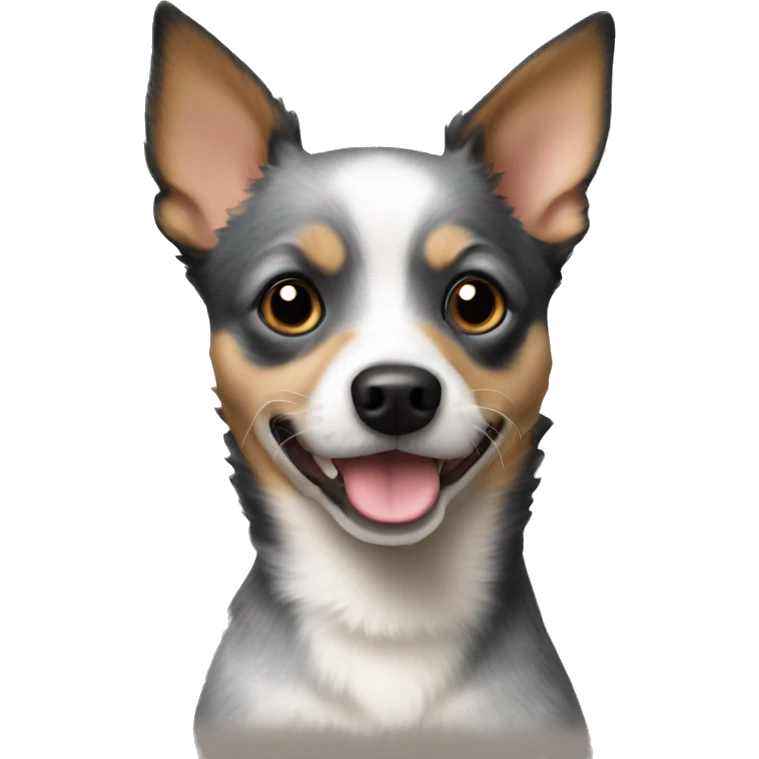 Chihuahua Blue Heeler mix emoji