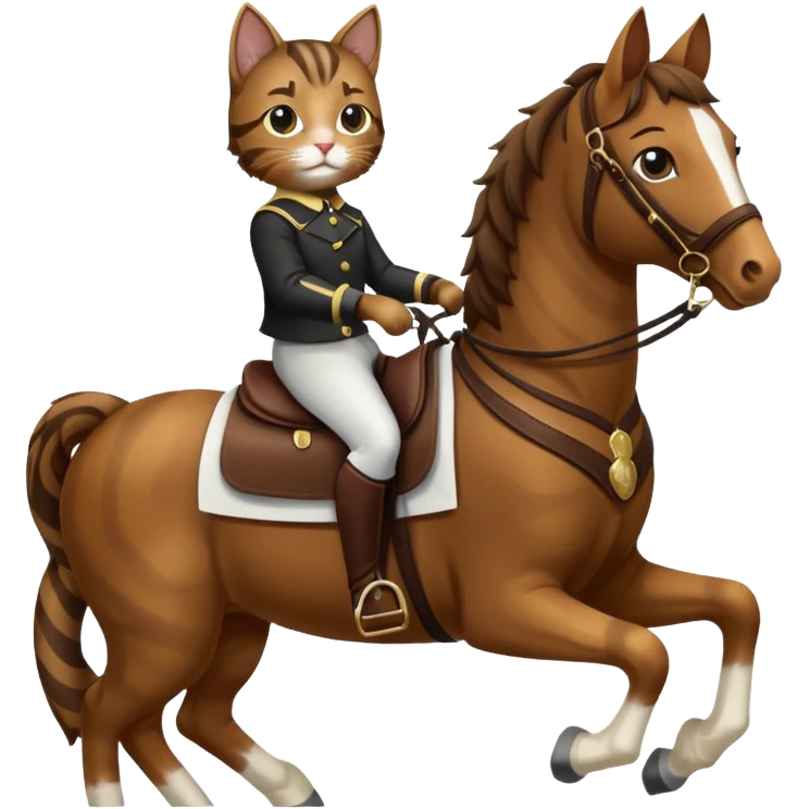 cat on a horse emoji