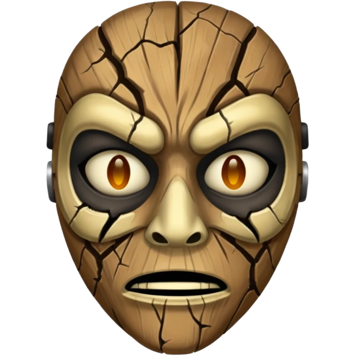 haunted dark mask emoji