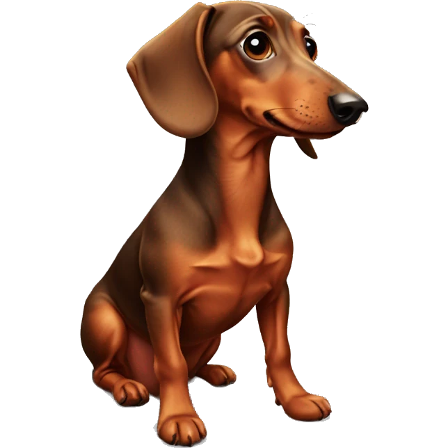 dachshund  emoji