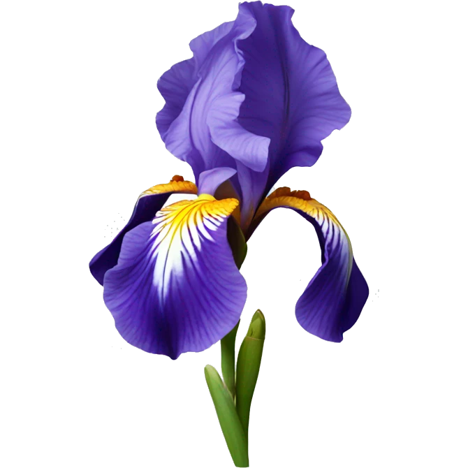 iris flower emoji