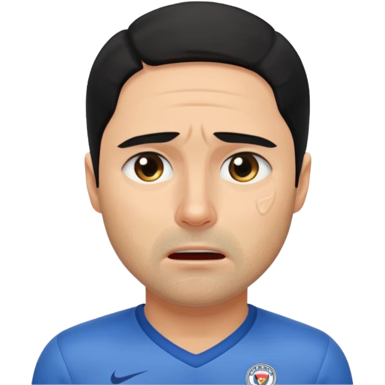 Mikel Arteta crying emoji