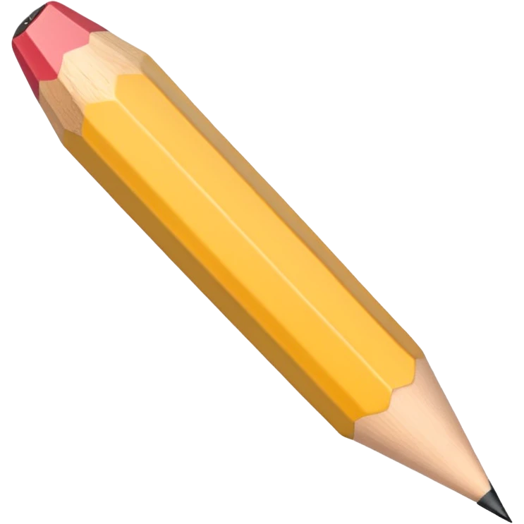 Apple white pencil emoji