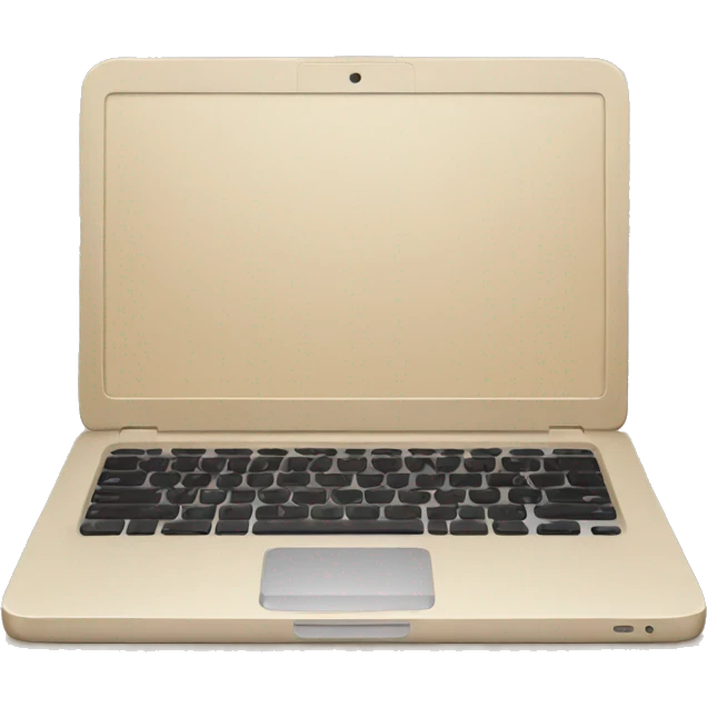 beige laptop emoji