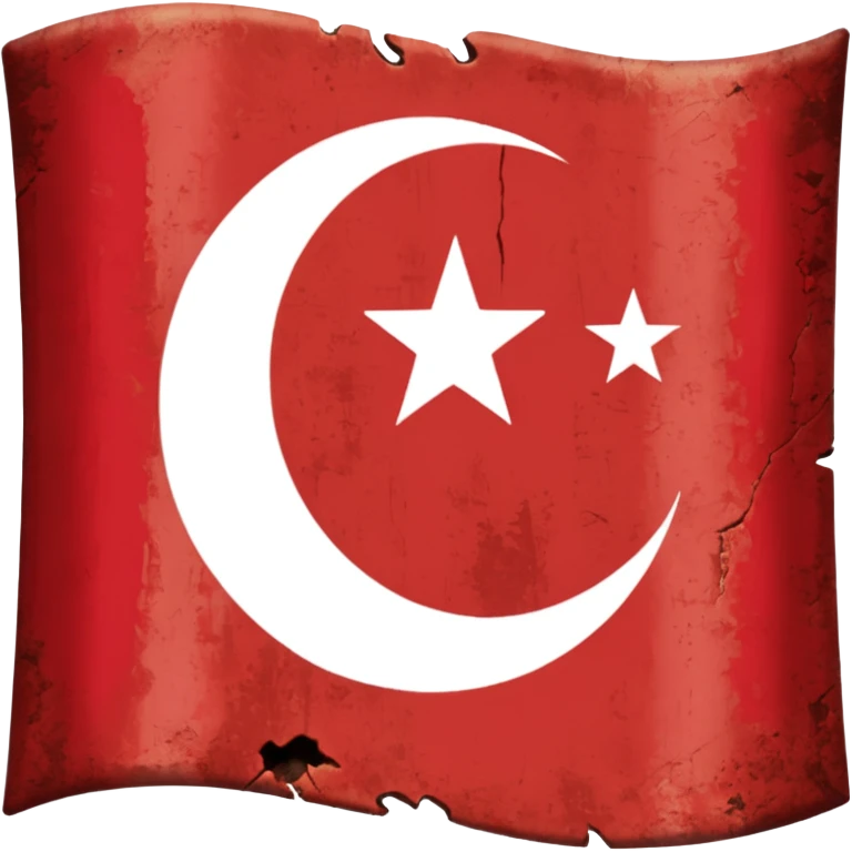 Ottoman Empire flag 1453 years emoji