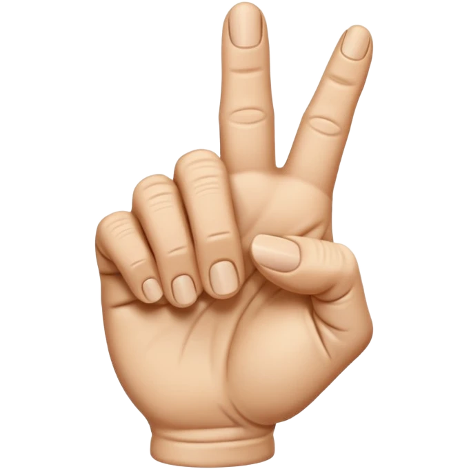 Finger point towards front in z axis emoji