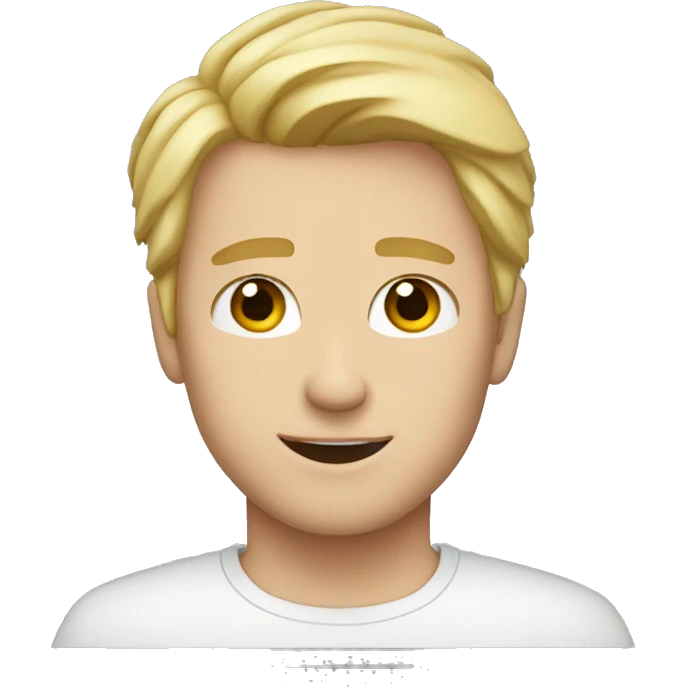 Sigma male, heart eyes, blond hair emoji