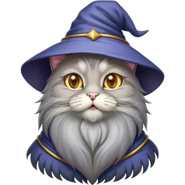 Wizard cat emoji