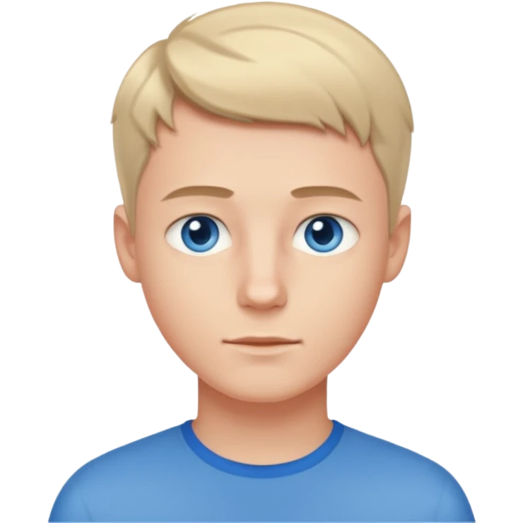 Hombre blanco joven  emoji