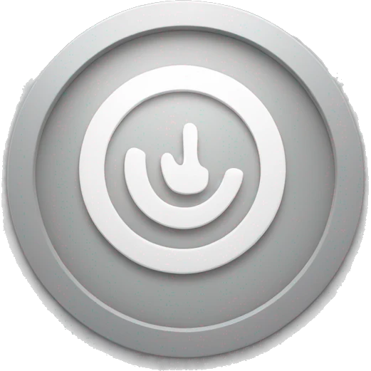 Filled Light grey circle with white tick inside it emoji