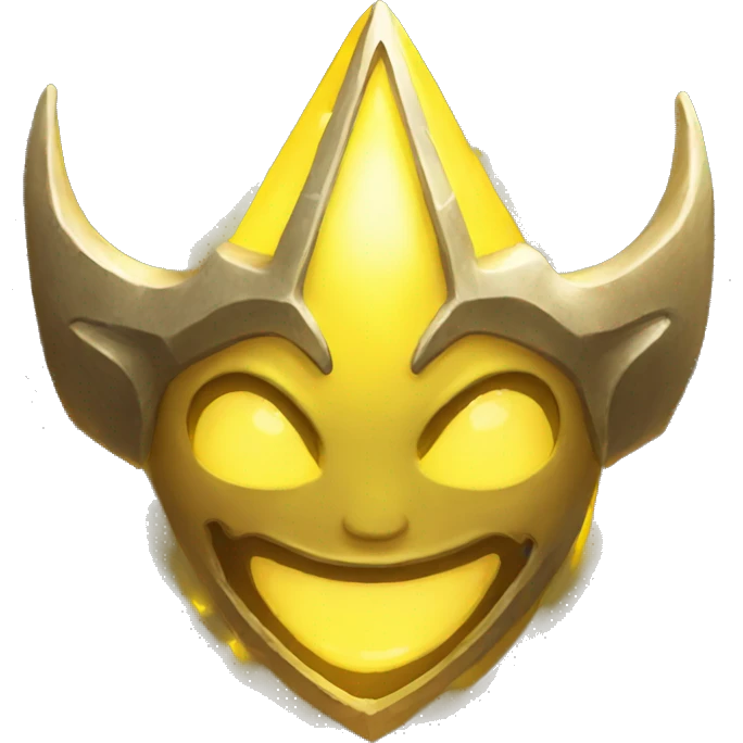 a glowing pure yellow magical artifact emoji