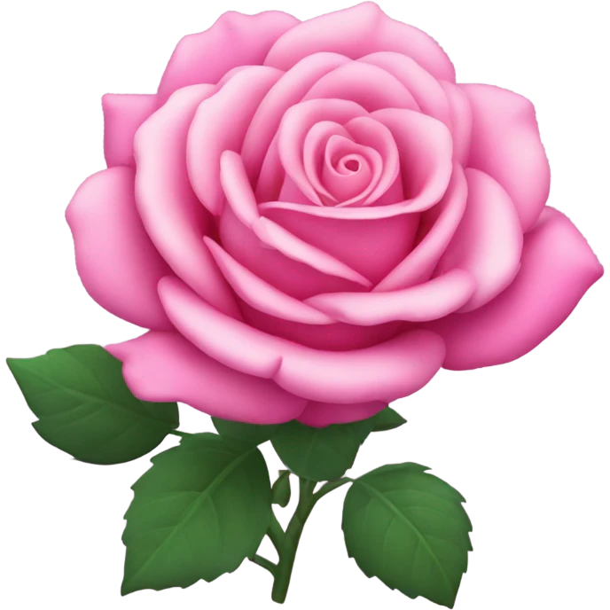 Pink rose flowers emoji