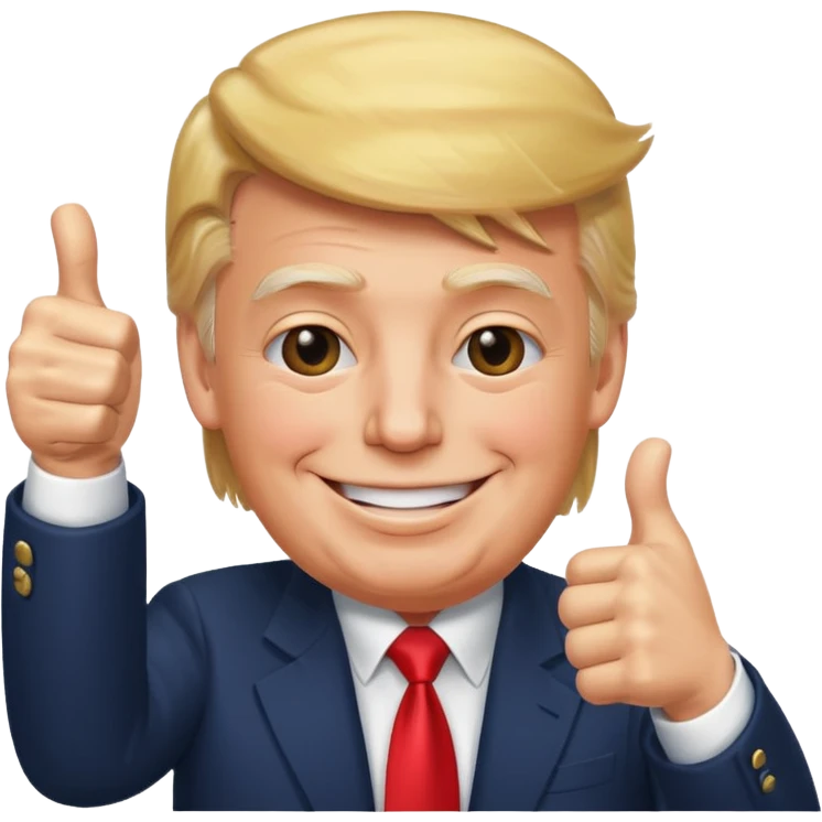 Trump that gives love emoji