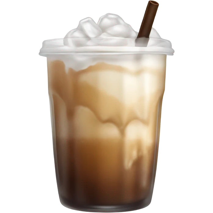 Iced coffee  emoji