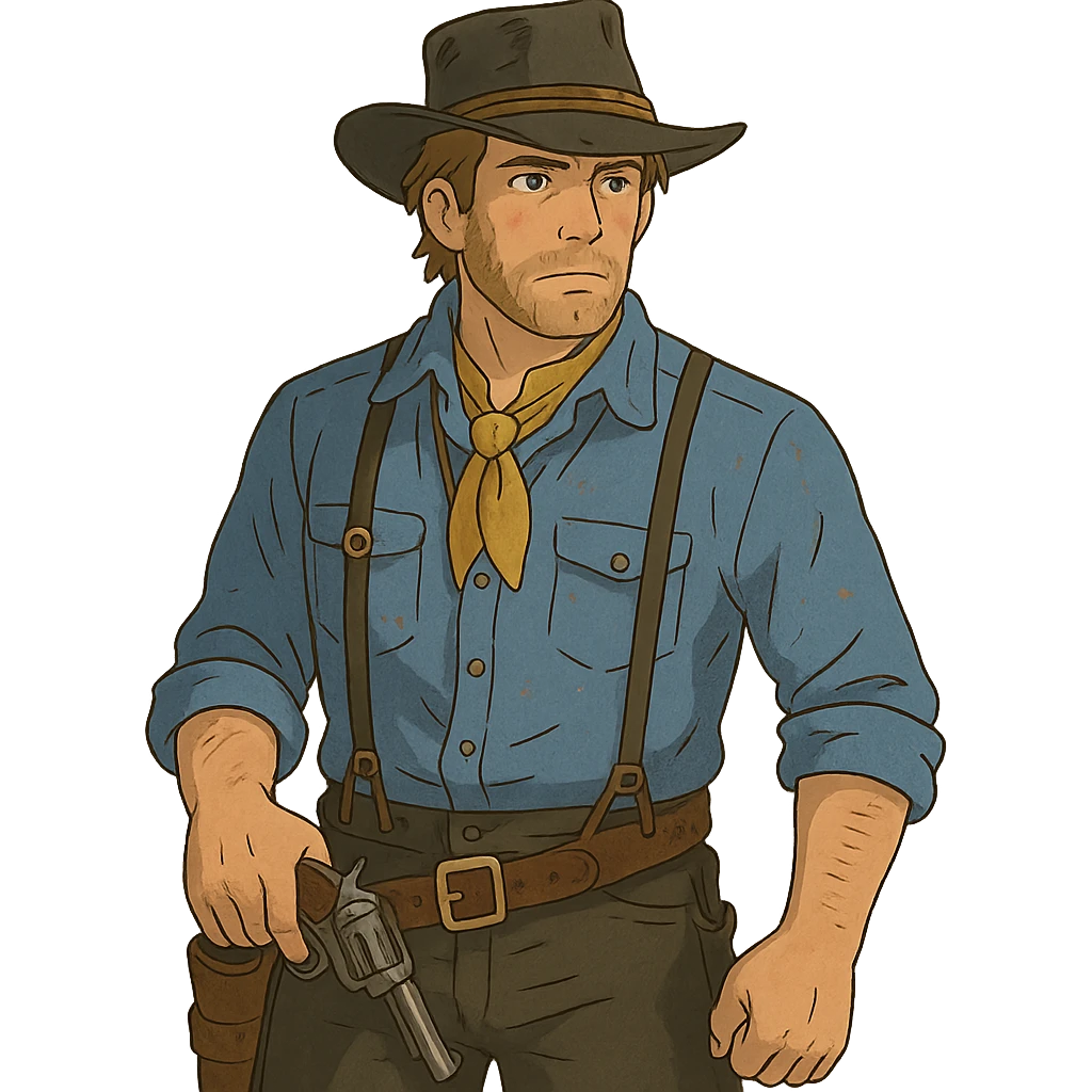 Arthur Morgan from Red Dead Redemption emoji
