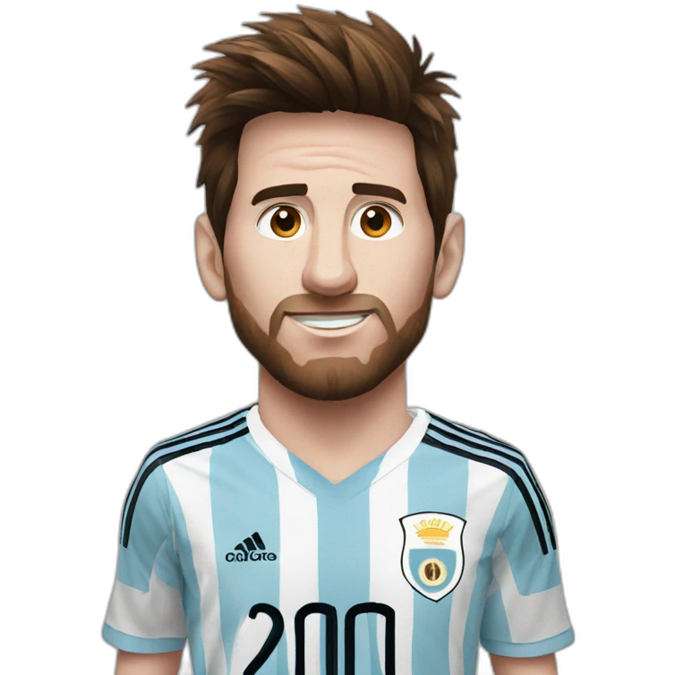 messi argentina emoji