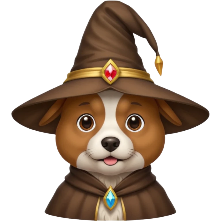 Dog wizard emoji