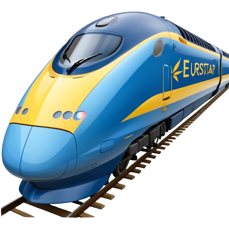 Eurostar - Eurostar International (Model Year: 2020) (Iconic colour: Blue and yellow) emoji